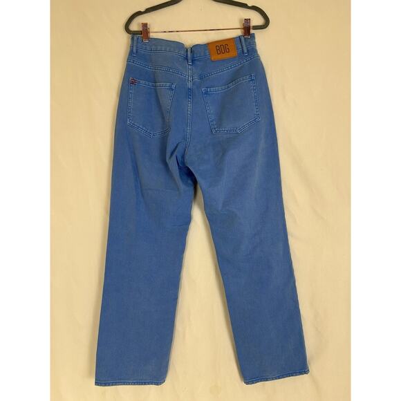 BDG Women's Jean Colored Denim Blue Size 27 Straight Leg Baggy Relaxed skater - Picture 2 of 8